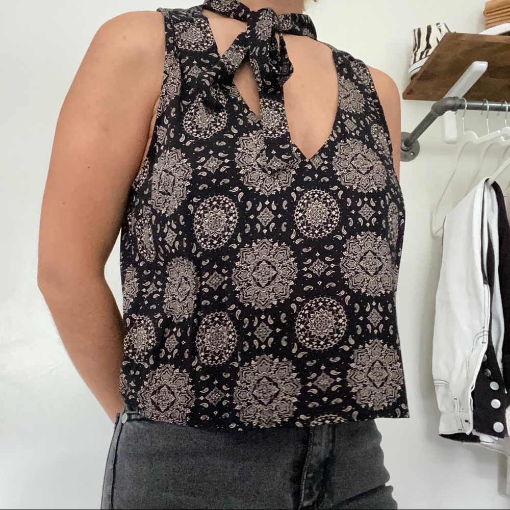 Forever 21 Necktie Tank
